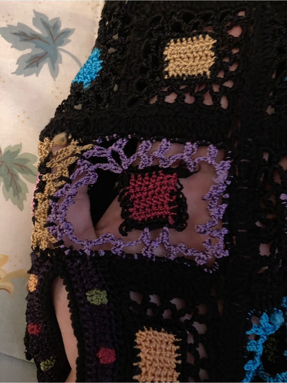 Multicolor Crochet Top - Picture 3 of 8